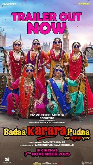 Badaa Karara Pudna 2025 Punjabi HD Poster Download - filmyfly