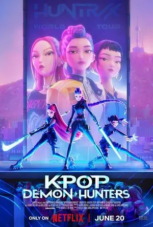 KPop Demon Hunters 2025 Hindi Dual Audio HD Poster Download - filmyfly
