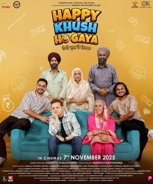Happy Khush Ho Gaya 2025 Punjabi Audio HD Poster Download - filmyfly